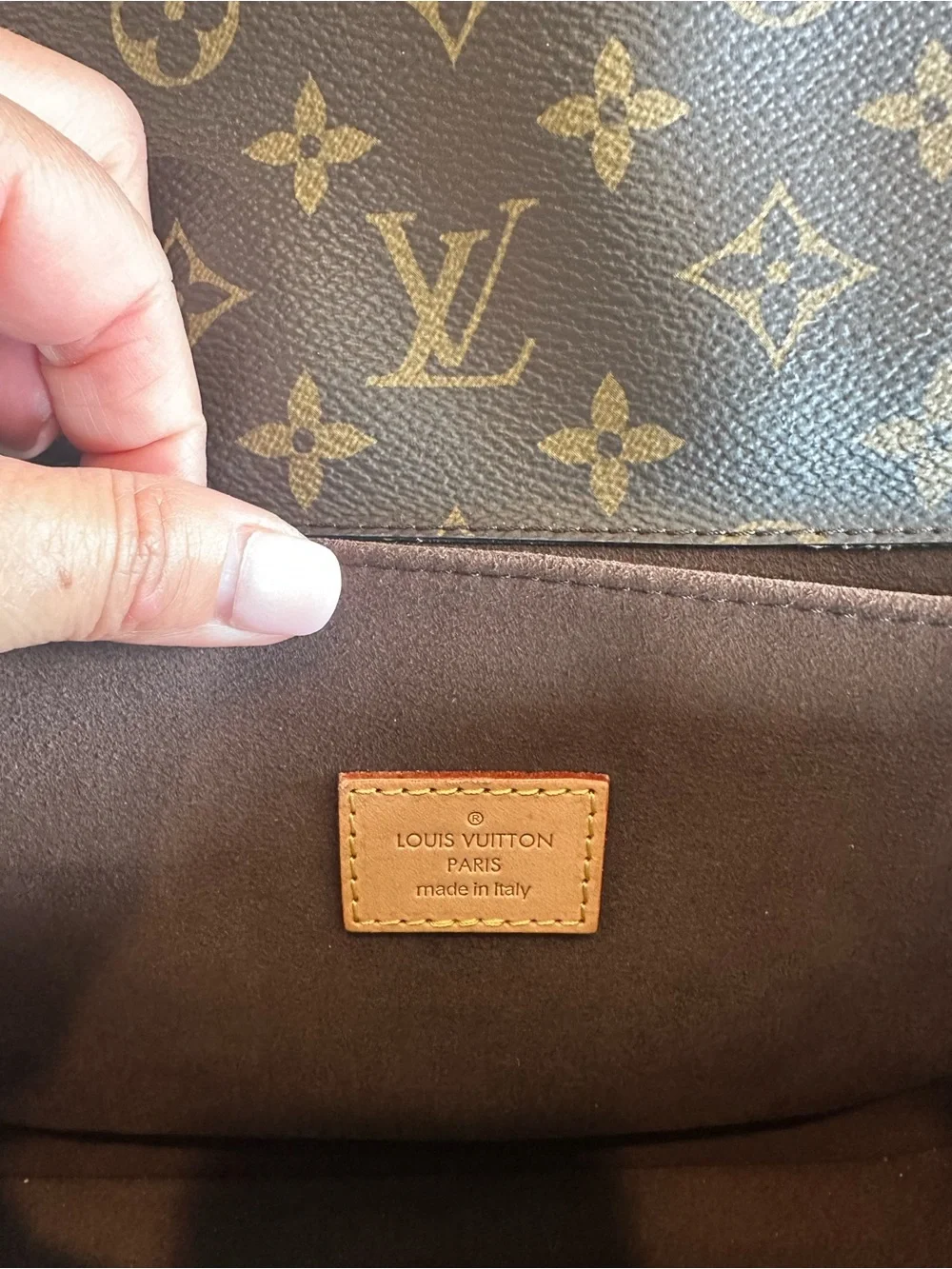 Louis Vuitton Pochette Metis Monogram Canvas Shoulder Bag in Brown